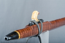 Curly Walnut Native American Flute, Minor, Mid F#-4, #J16J